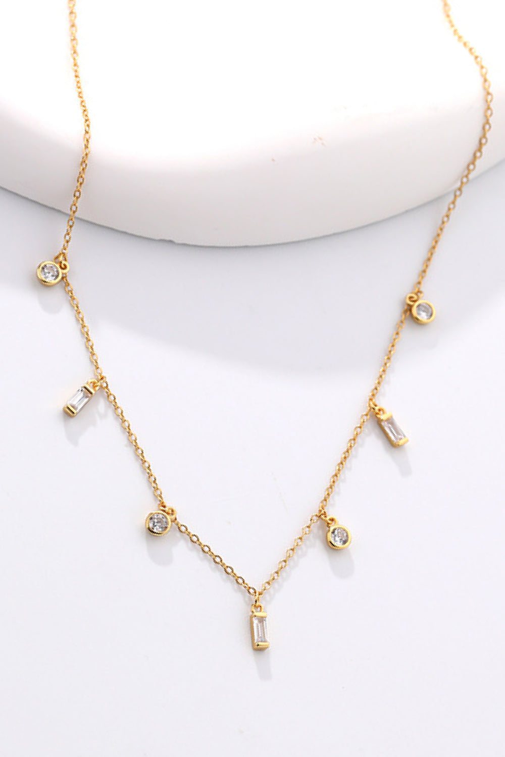 18K Gold Plated Multi-Charm Chain Necklace - SHIRLYN.CO