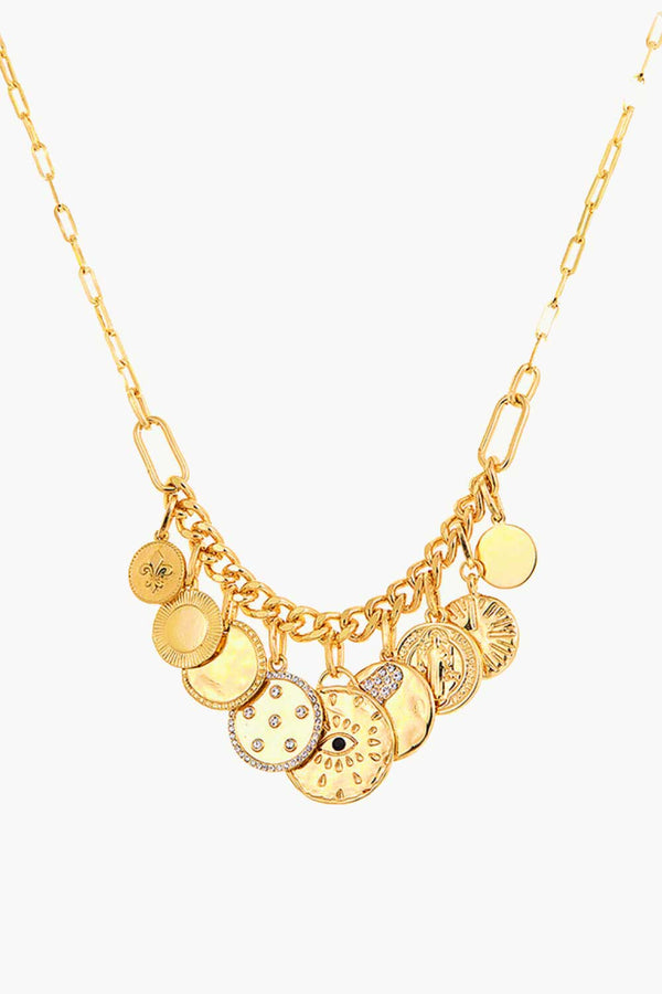 Multi-Coin Pendant Necklace - SHIRLYN.CO