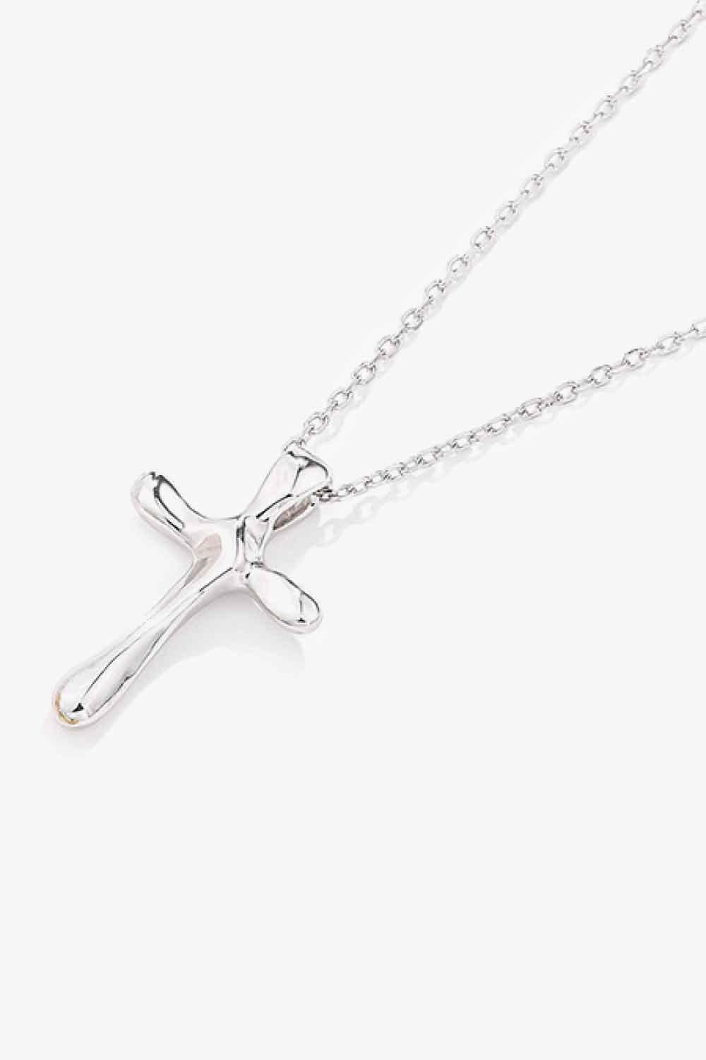 Cross Pendant 925 Sterling Silver Necklace - SHIRLYN.CO