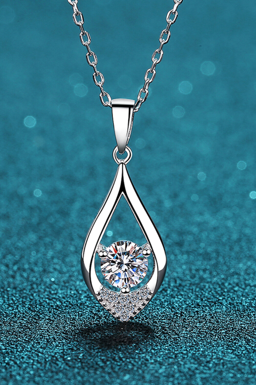 Glamorous Always Moissanite Pendant Necklace - SHIRLYN.CO