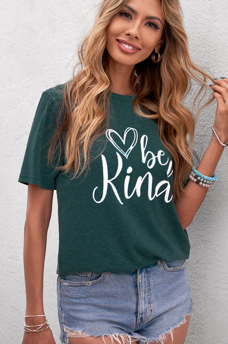 Be Kind Graphic T-Shirt - SHIRLYN.CO