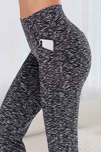 Pocketed High Waist Active Pants