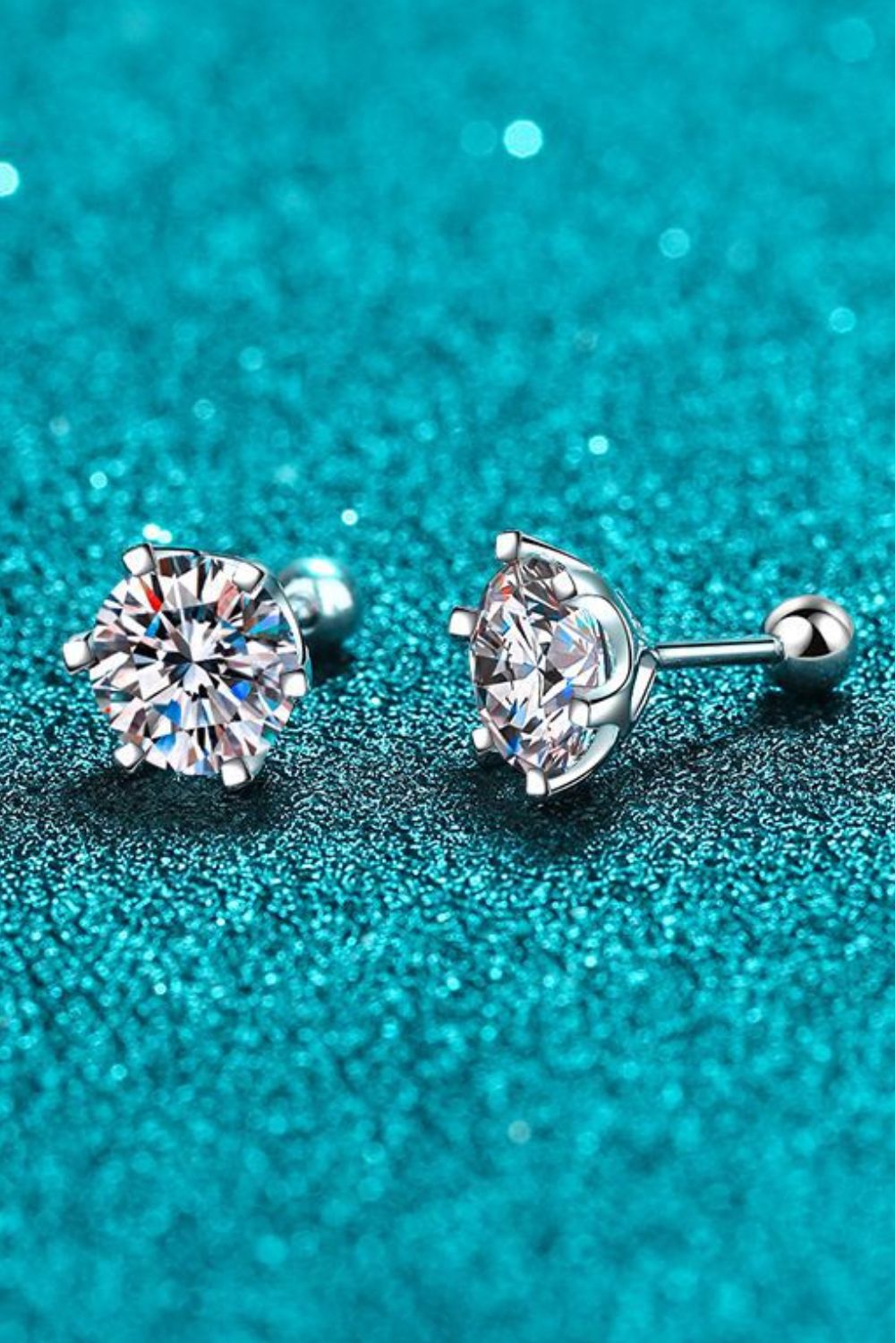 Grateful For You Moissanite Stud Earrings - SHIRLYN.CO