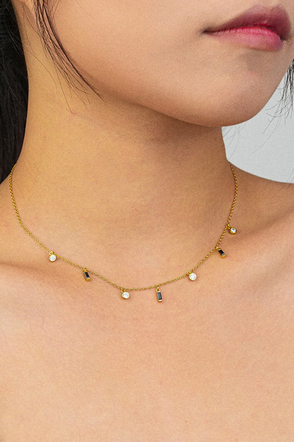 18K Gold Plated Multi-Charm Chain Necklace - SHIRLYN.CO