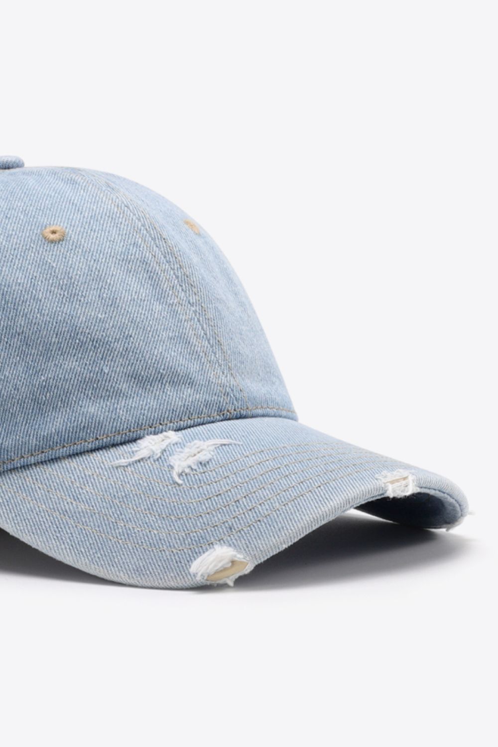 Distressed Adjustable Baseball Cap - SHIRLYN.CO