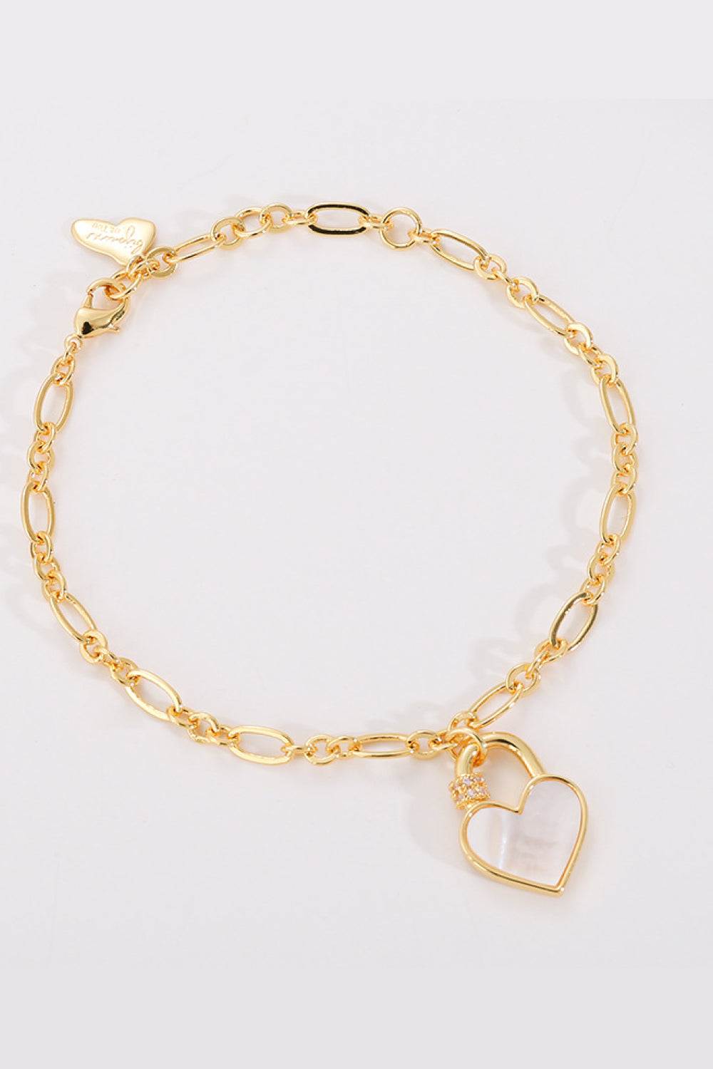 Heart Lock Charm Bracelet - SHIRLYN.CO