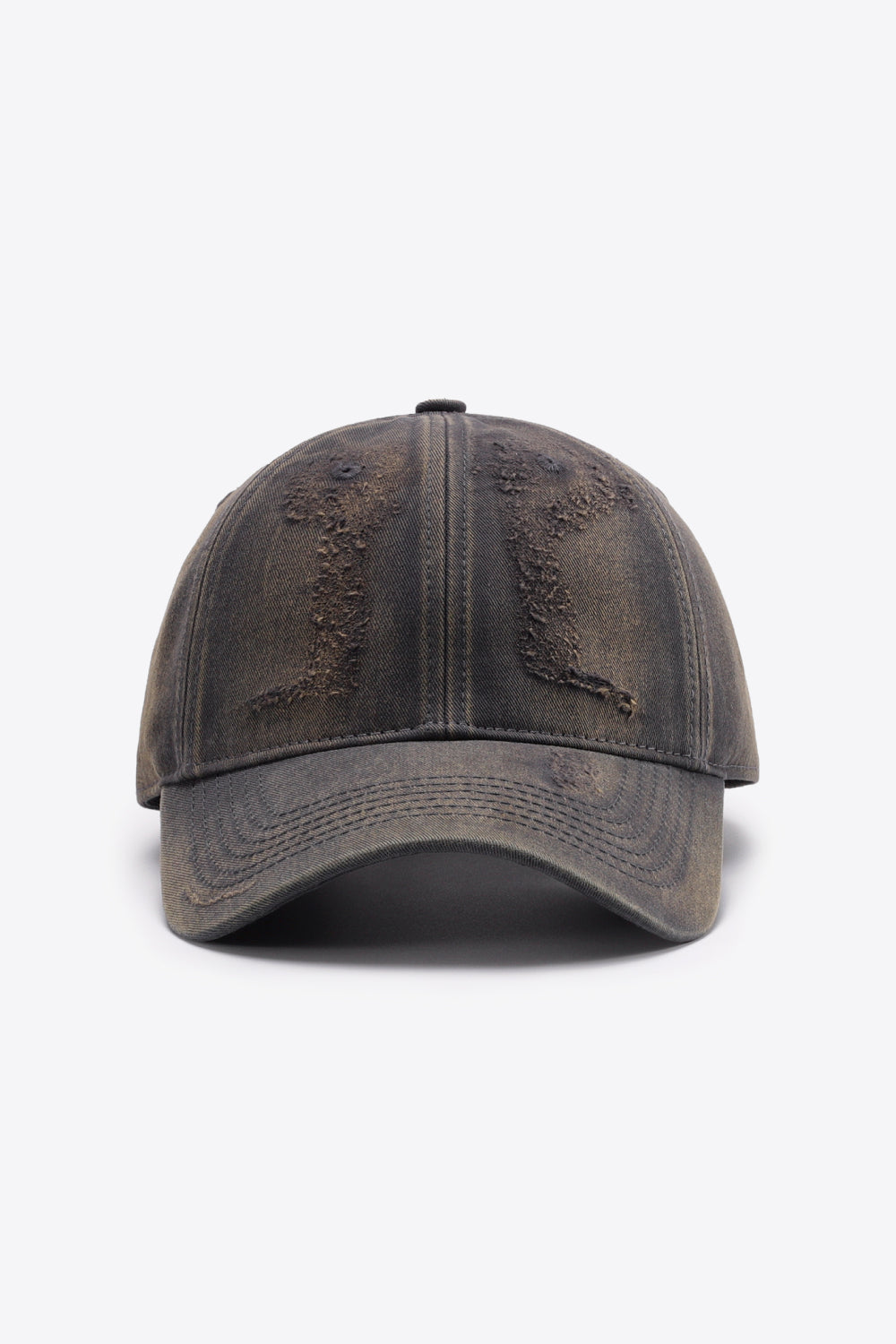 Distressed Adjustable Baseball Cap - SHIRLYN.CO