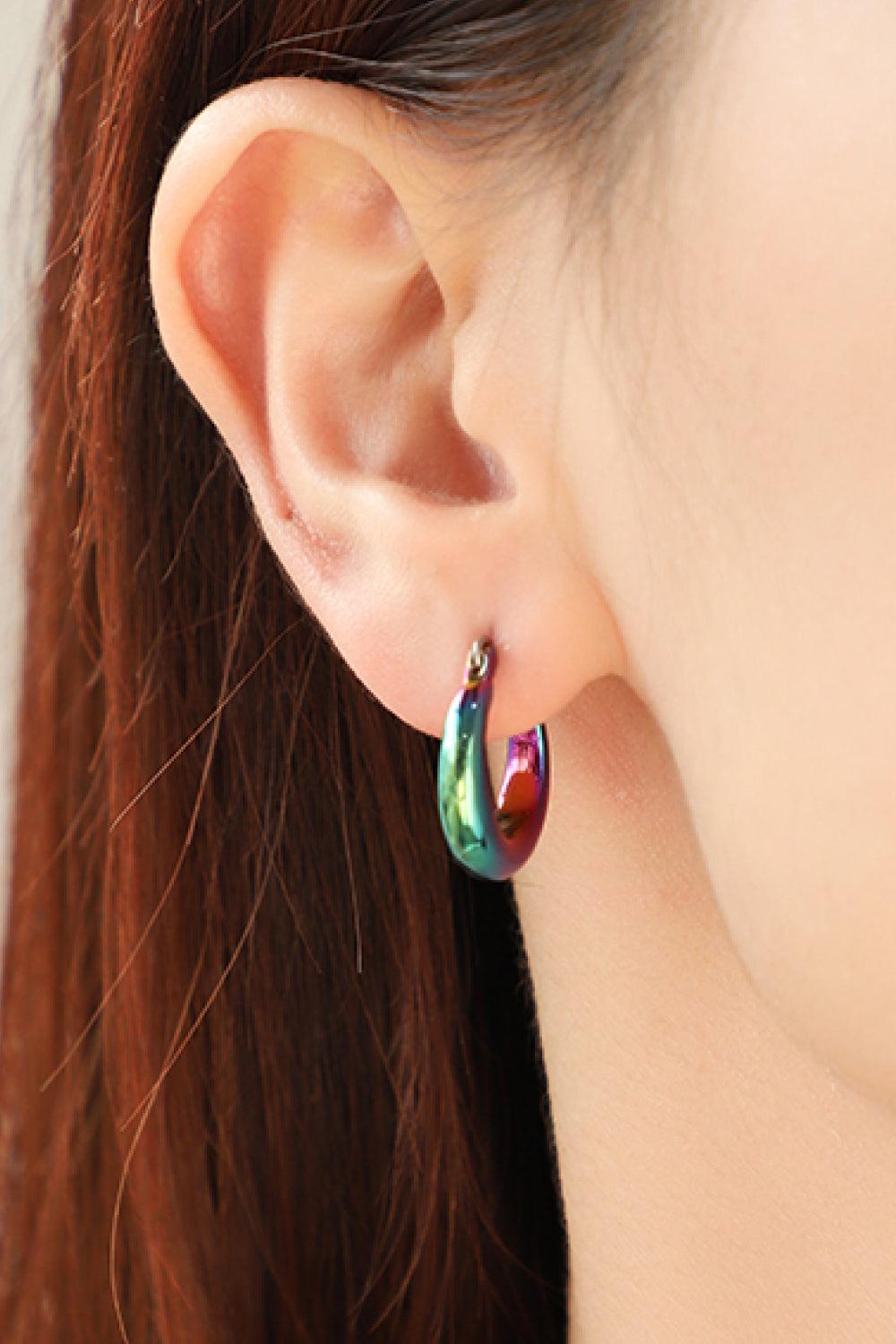 Darling Heart Multicolored Huggie Earrings - SHIRLYN.CO