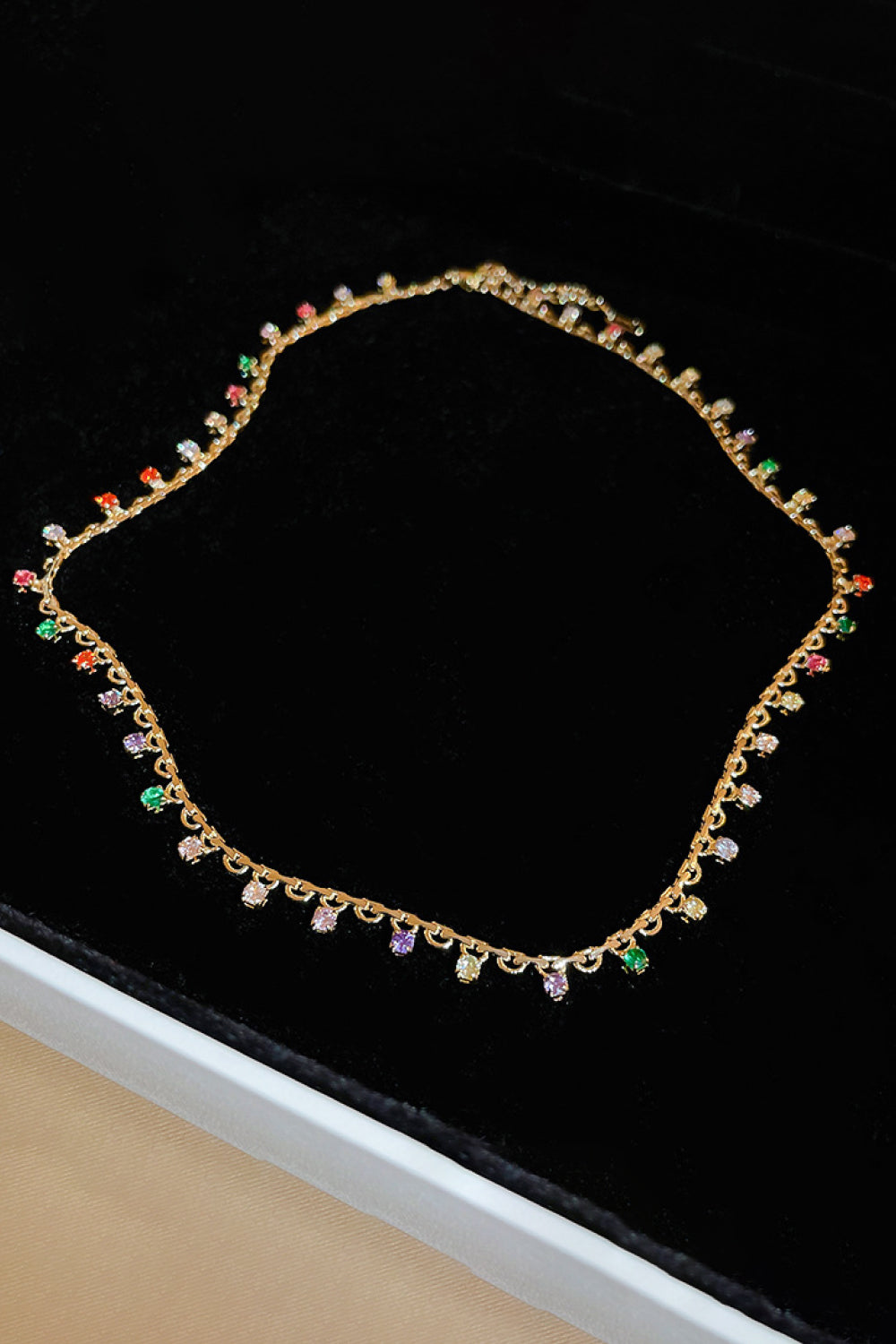 18K Gold Plated Multicolored Necklace - SHIRLYN.CO