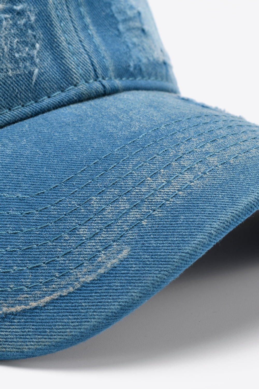 Distressed Adjustable Baseball Cap - SHIRLYN.CO