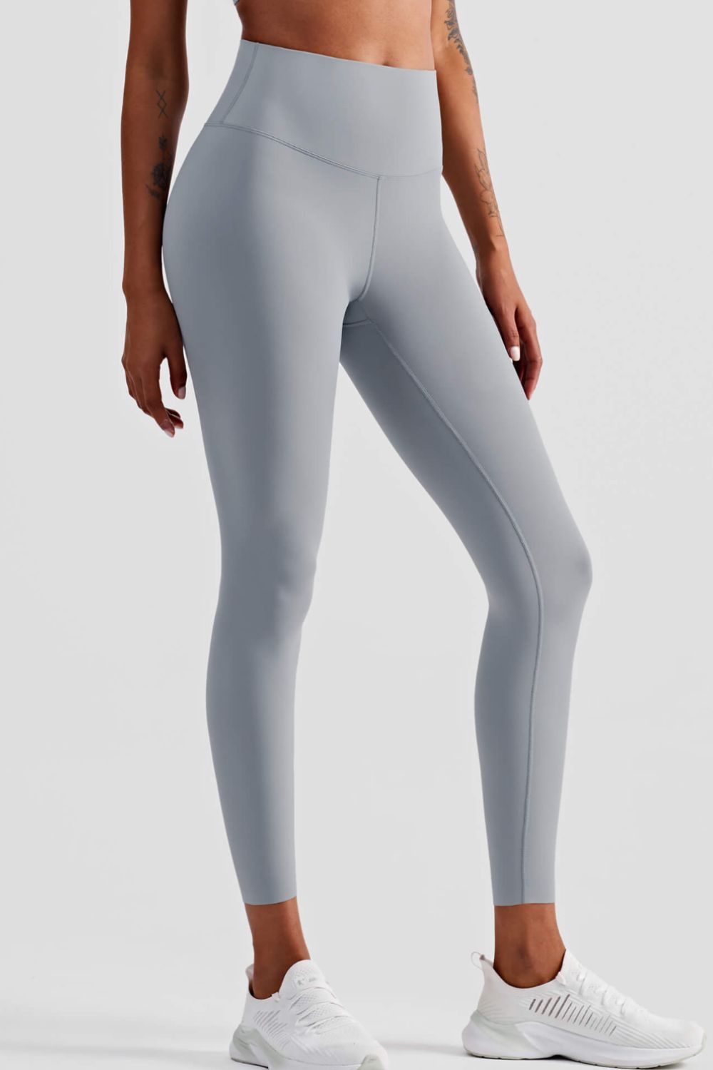 Ankle-Length High-Rise Yoga Leggings - SHIRLYN.CO