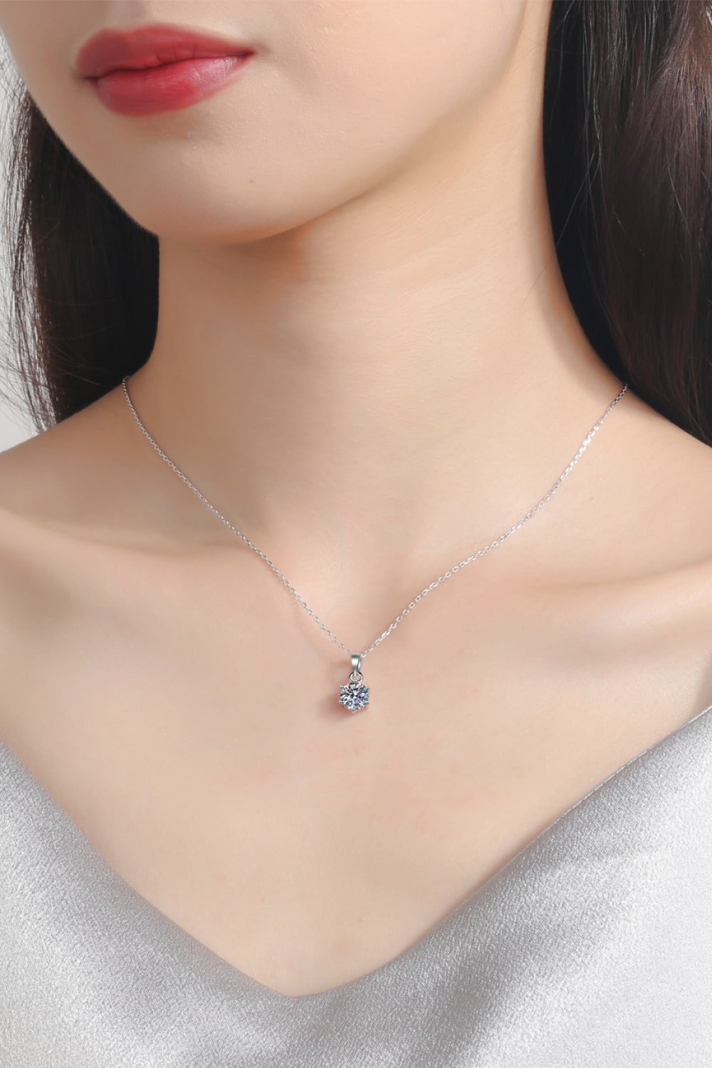 Get What You Need Moissanite Pendant Necklace - SHIRLYN.CO