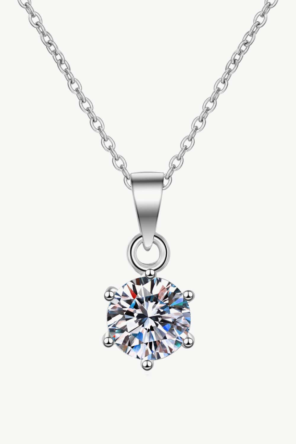 Get What You Need Moissanite Pendant Necklace - SHIRLYN.CO