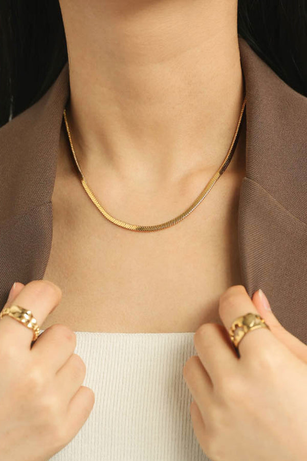 Snake Chain Necklace - SHIRLYN.CO