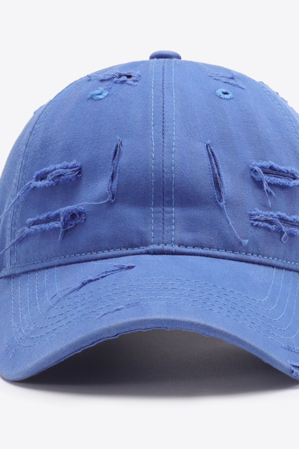 Distressed Adjustable Baseball Cap - SHIRLYN.CO