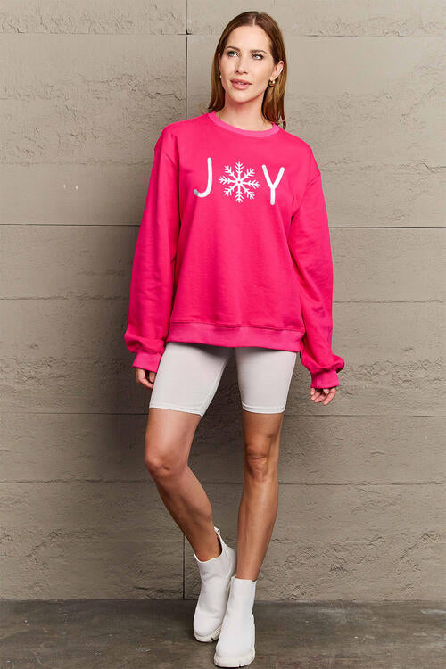 Simply Love Full Size Graphic Long Sleeve Sweatshirt