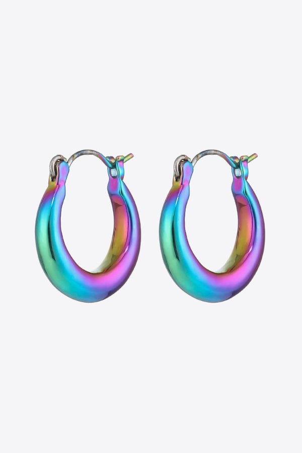 Darling Heart Multicolored Huggie Earrings - SHIRLYN.CO