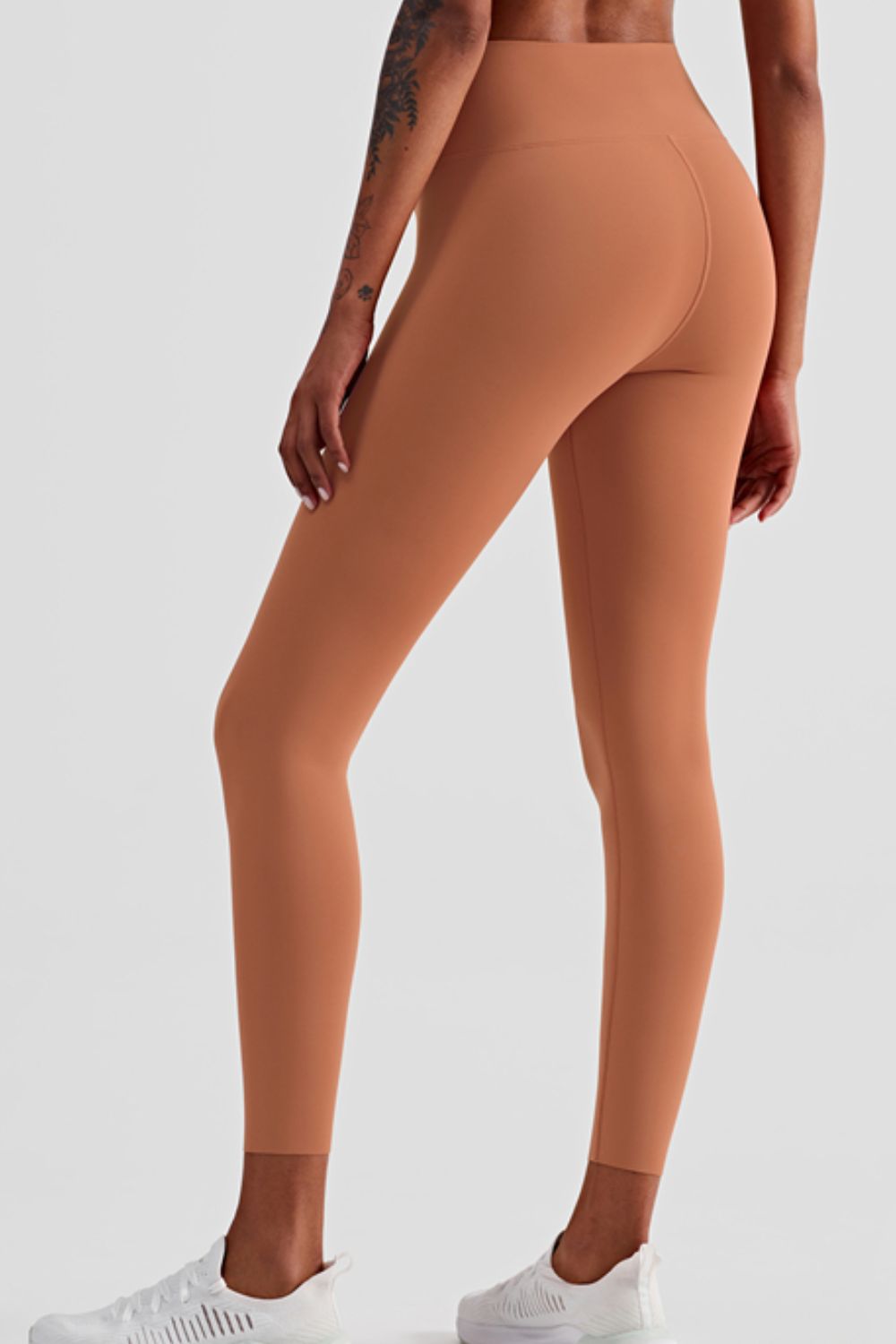 Ankle-Length High-Rise Yoga Leggings - SHIRLYN.CO