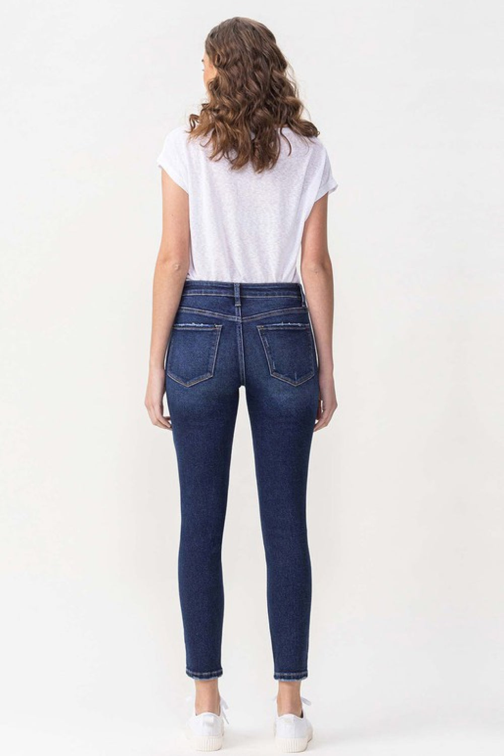 Lovervet Full Size Chelsea Midrise Crop Skinny Jeans - SHIRLYN.CO