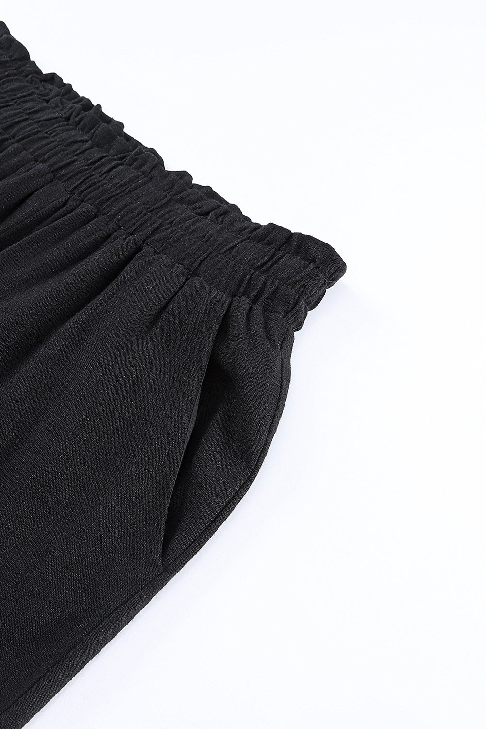 Elastic Waist Straight Leg Pants with Pockets - SHIRLYN.CO