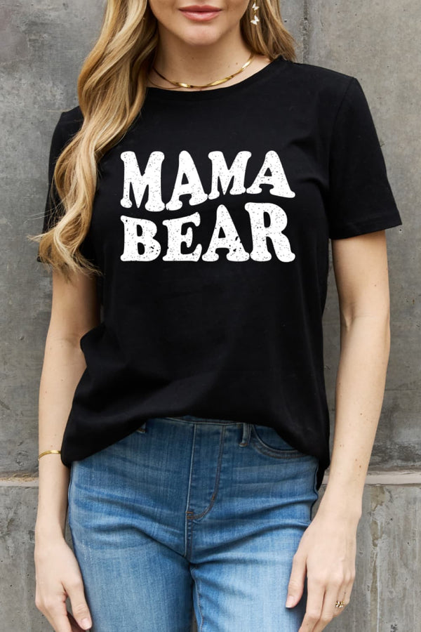 Simply Love MAMA BEAR Graphic Cotton Tee - SHIRLYN.CO