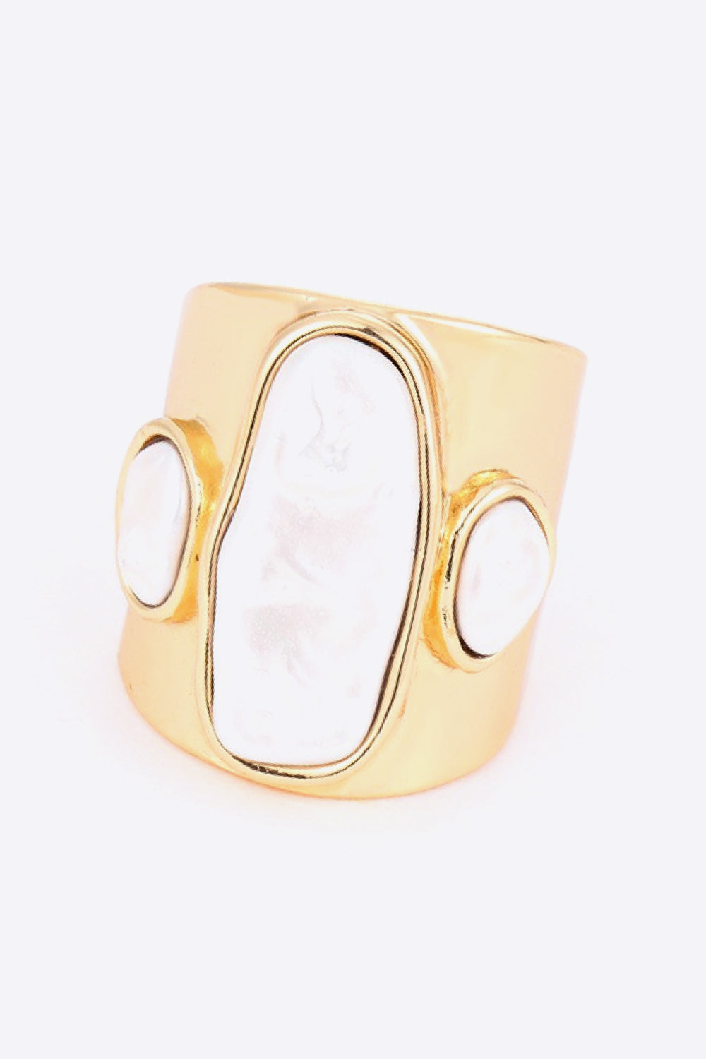 18K Gold-Plated Alloy Ring - SHIRLYN.CO