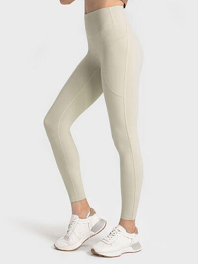 Double Take Wide Waistband Leggings