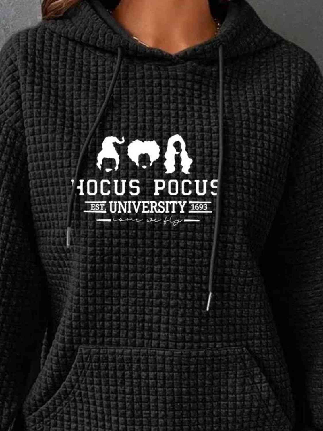 HOCUS POCUS Graphic Hoodie with Front Pocket