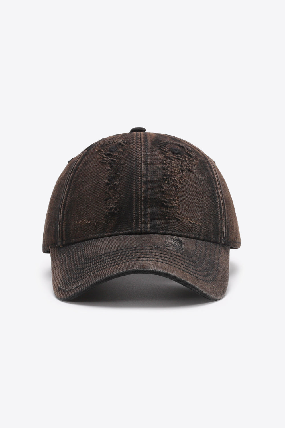 Distressed Adjustable Baseball Cap - SHIRLYN.CO