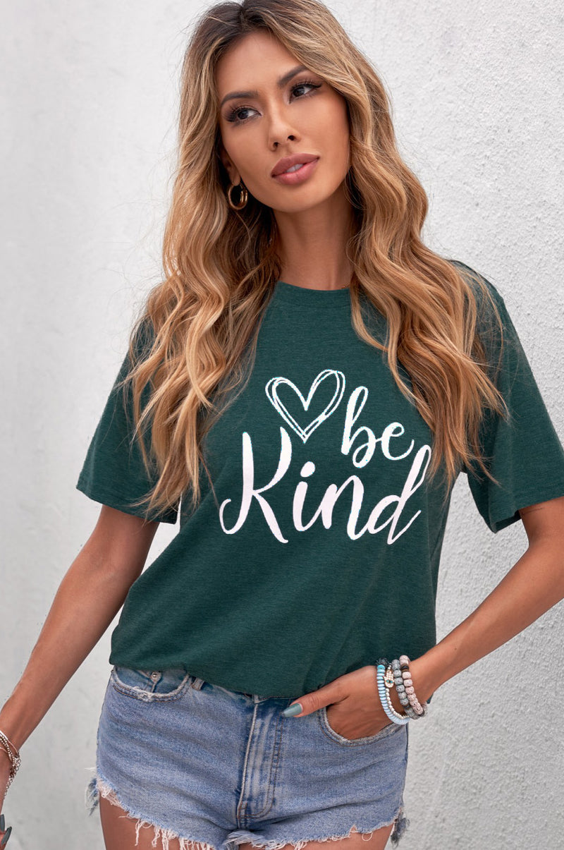 Be Kind Graphic T-Shirt - SHIRLYN.CO