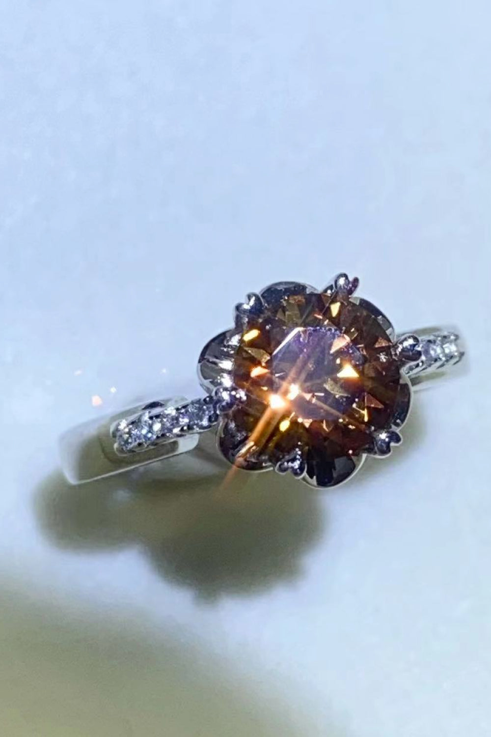 Shining For You 2 Carat Moissanite Ring - SHIRLYN.CO