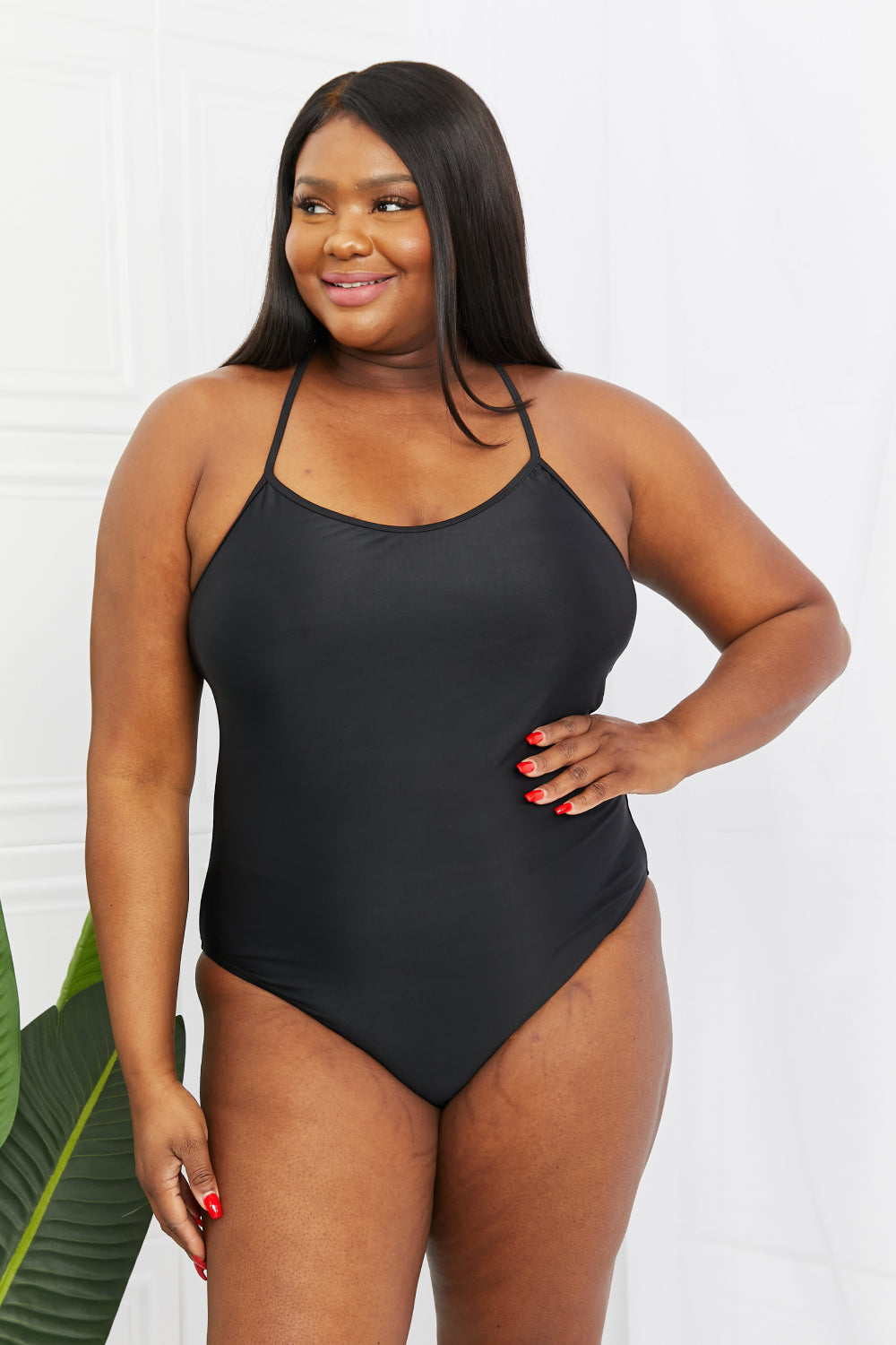 Marina West Swim High Tide One-Piece in Black - SHIRLYN.CO