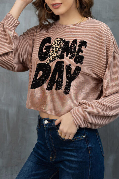 GAME DAY Graphic Blouse