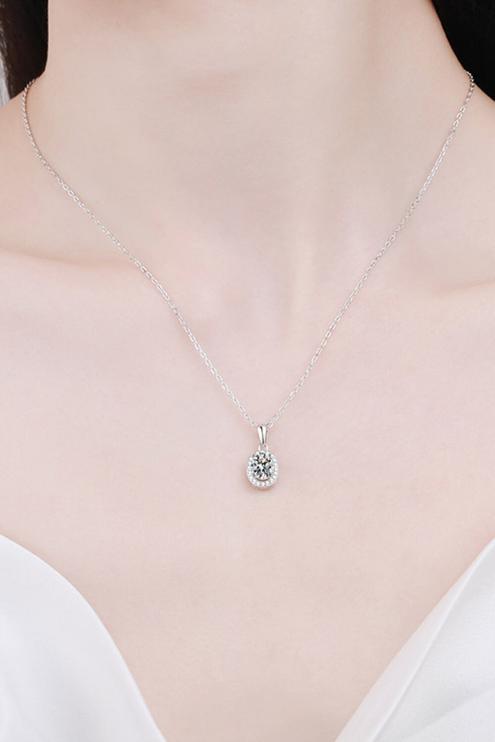 Be The One 1 Carat Moissanite Pendant Necklace - SHIRLYN.CO