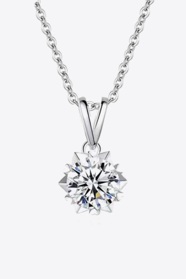 So Right 2 Carat Moissanite Pendant Necklace - SHIRLYN.CO