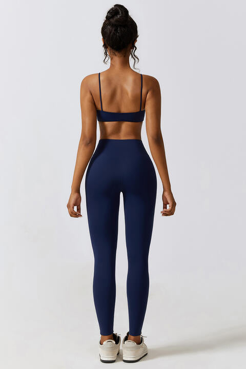 Sports Bra and Leggings Set