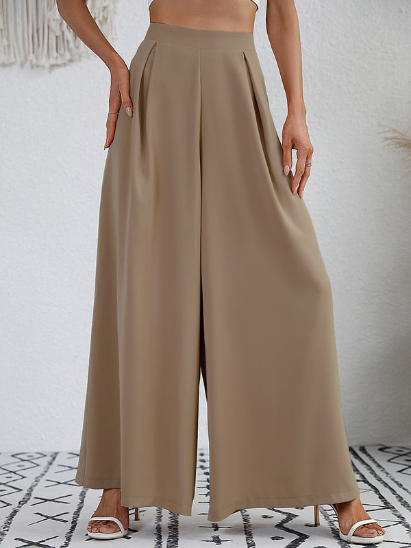 High Waist Wide Leg Pants - SHIRLYN.CO