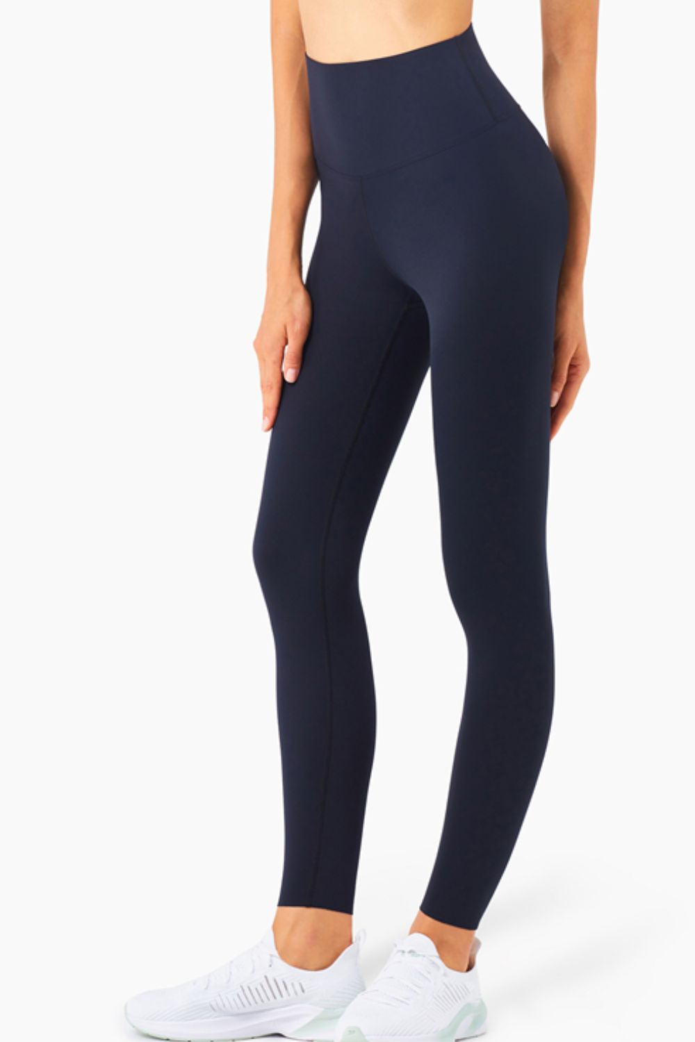 Ankle-Length High-Rise Yoga Leggings - SHIRLYN.CO