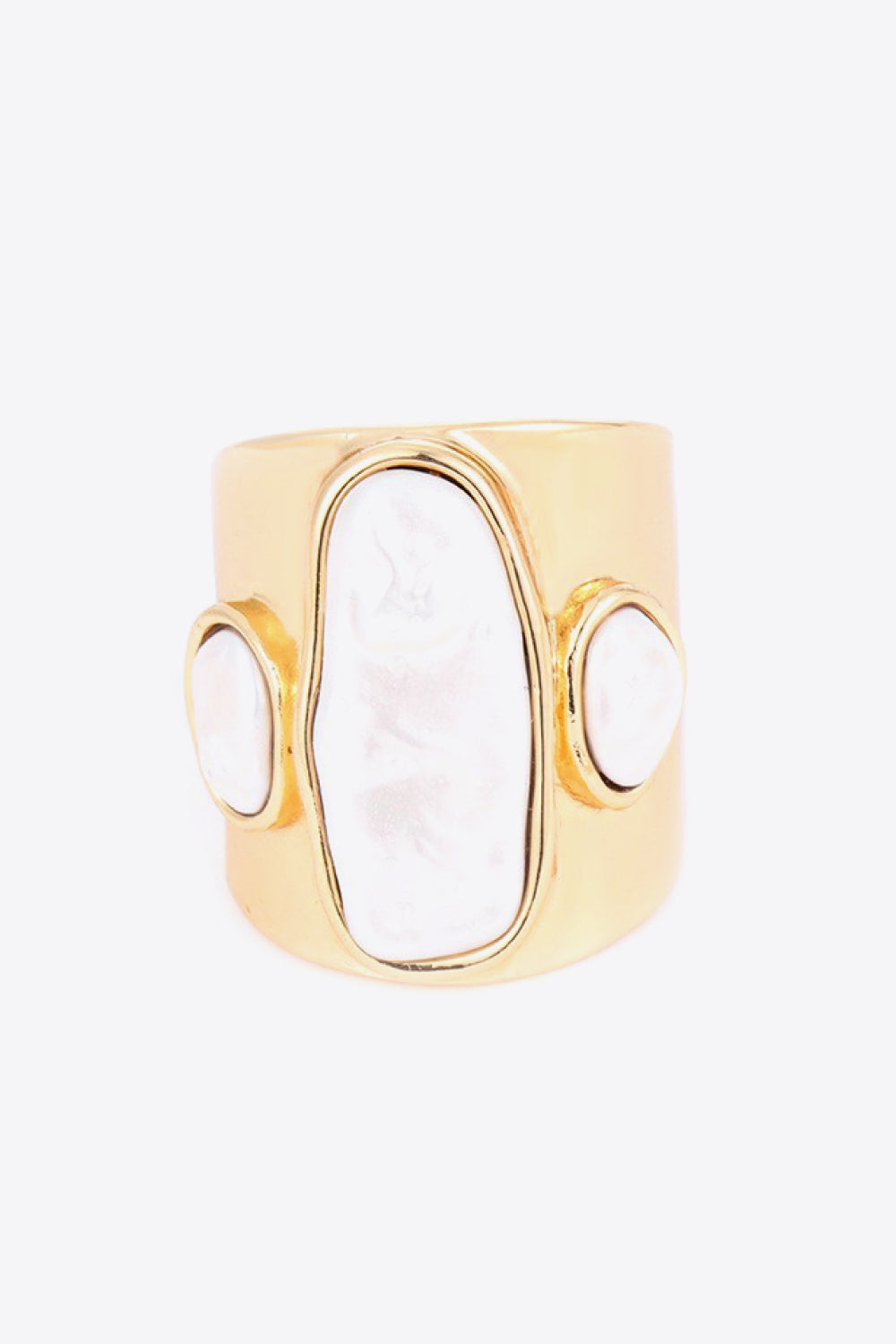 18K Gold-Plated Alloy Ring - SHIRLYN.CO