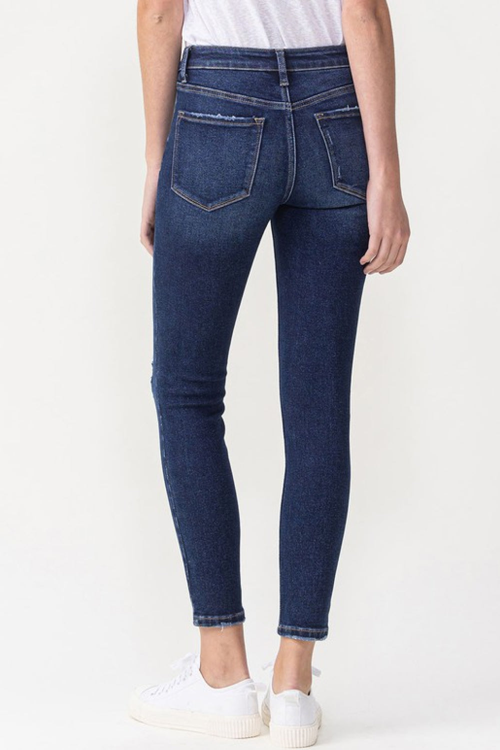 Lovervet Full Size Chelsea Midrise Crop Skinny Jeans - SHIRLYN.CO