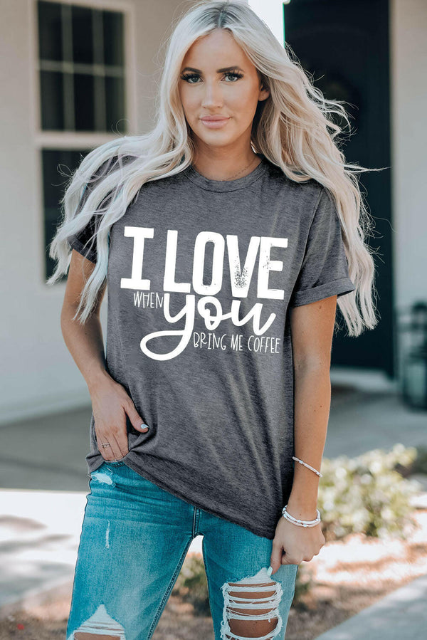 I LOVE YOU Crewneck T-Shirt - SHIRLYN.CO