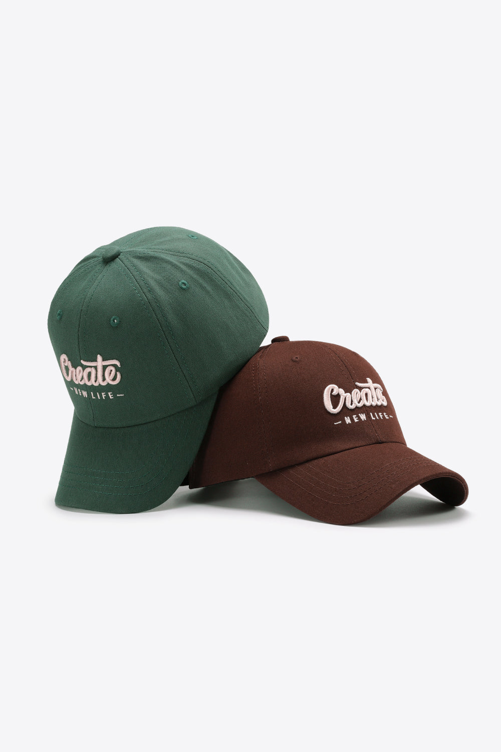 CREATE NEW LIFE Adjustable Cotton Baseball Cap - SHIRLYN.CO