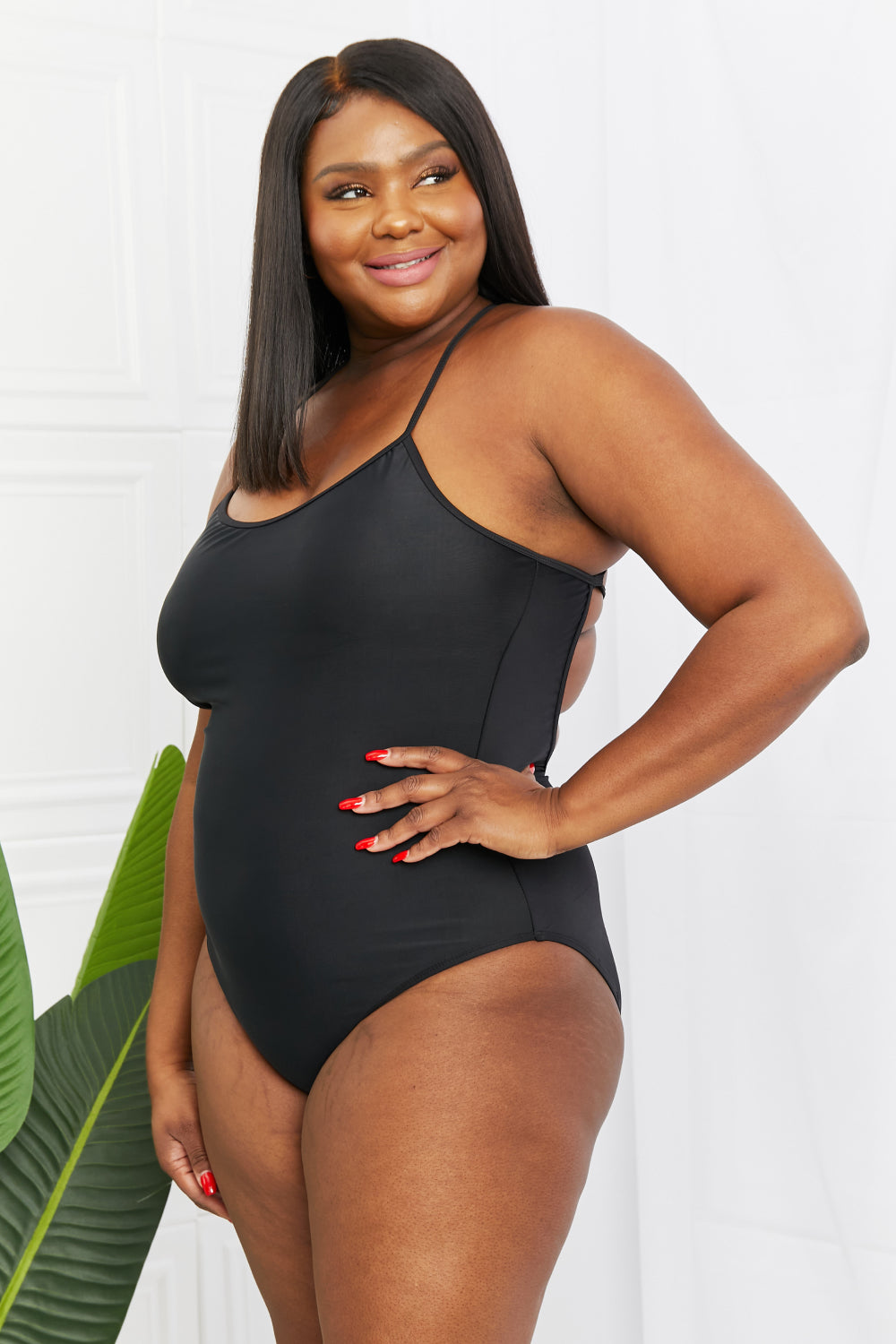 Marina West Swim High Tide One-Piece in Black - SHIRLYN.CO