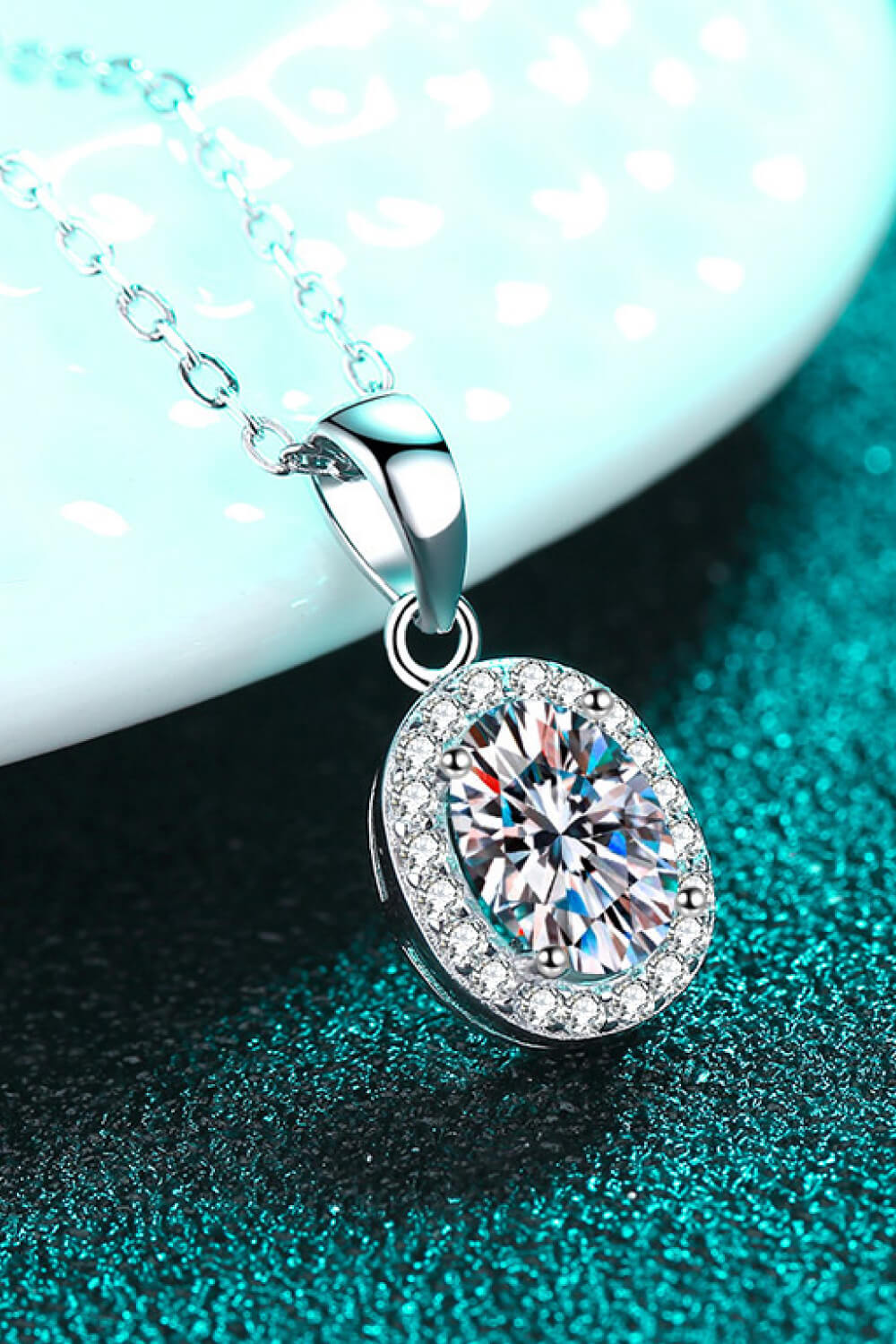 Be The One 1 Carat Moissanite Pendant Necklace - SHIRLYN.CO