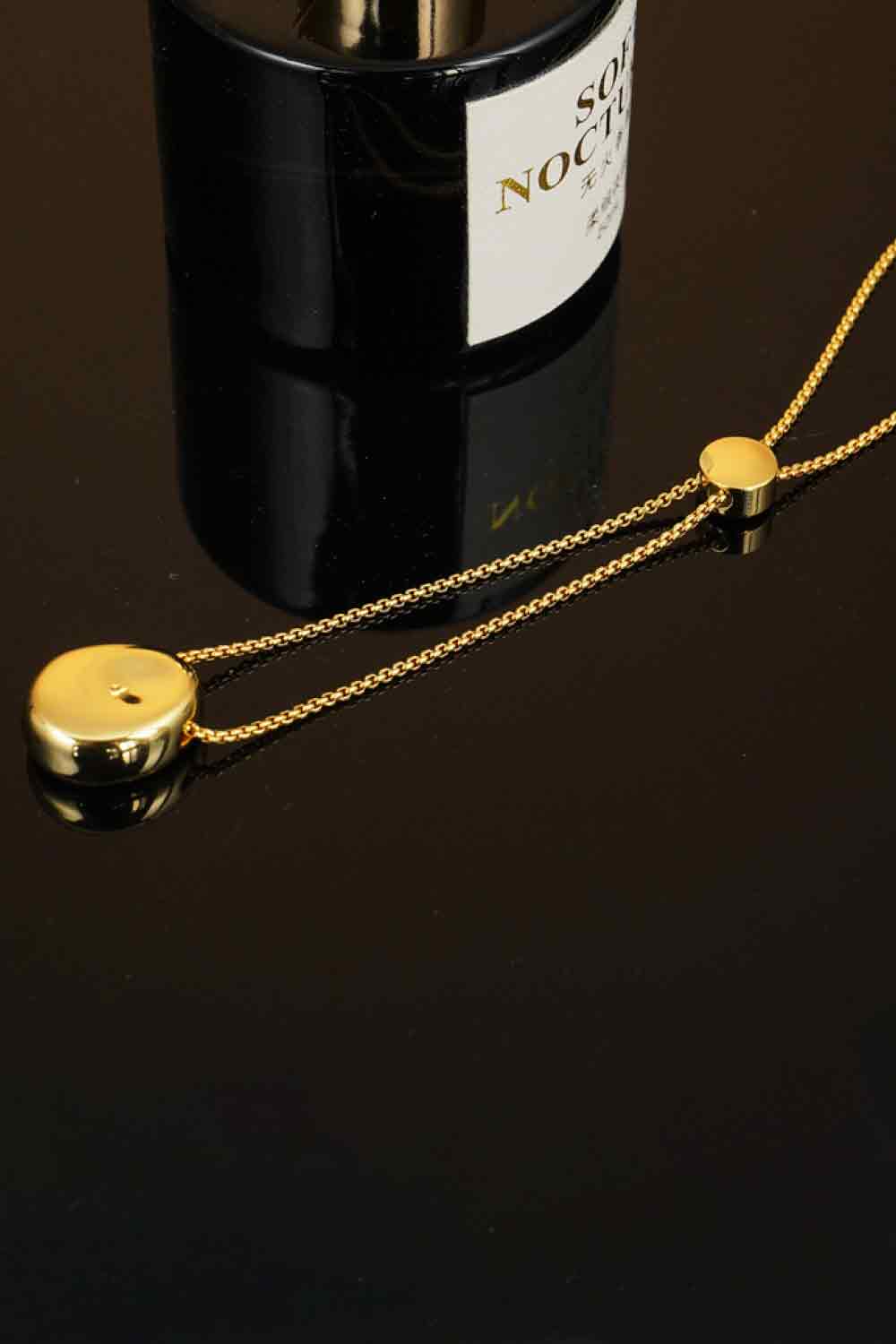 18K Gold-Plated Sweater Chain Necklace - SHIRLYN.CO