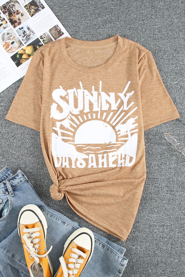 SUNNY DAYS AHEAD Tee Shirt - SHIRLYN.CO
