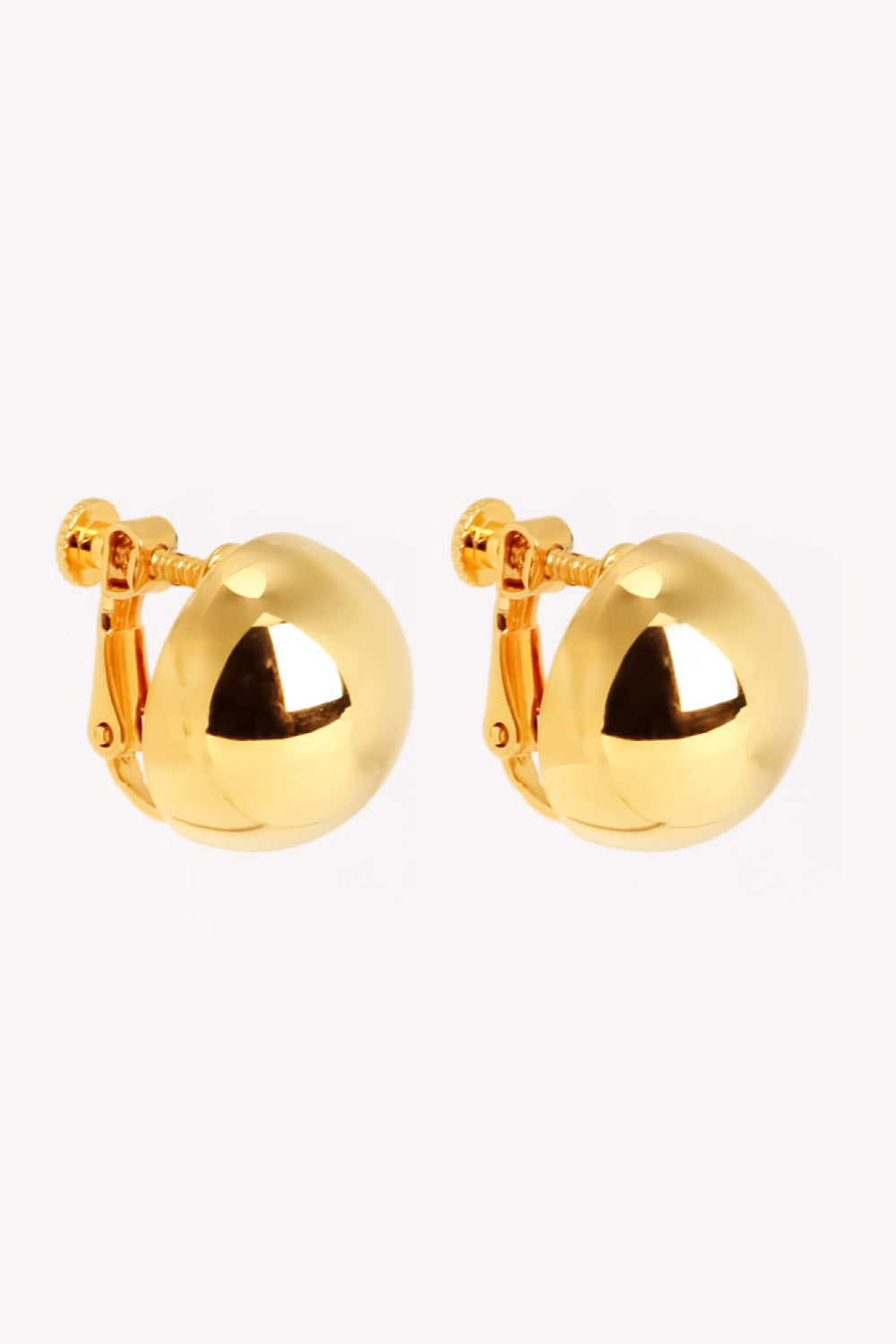 18K Gold Plated Ball Stud Earrings - SHIRLYN.CO