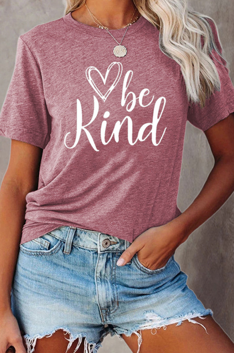 Be Kind Graphic T-Shirt - SHIRLYN.CO