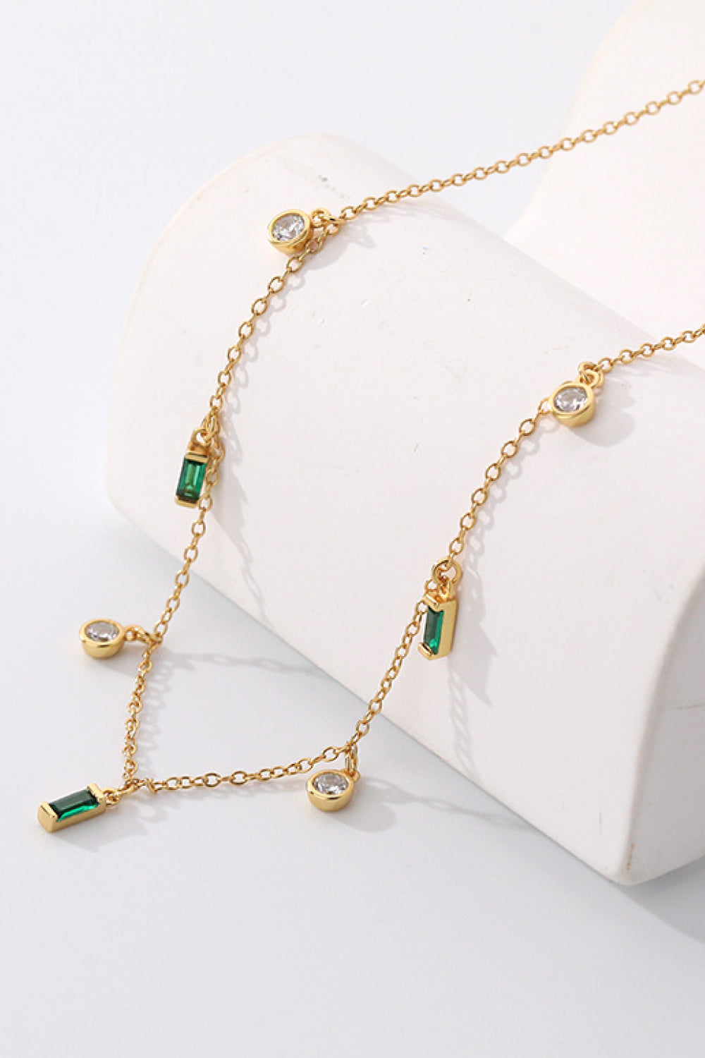 18K Gold Plated Multi-Charm Chain Necklace - SHIRLYN.CO